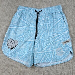 Legends Mens Small Blue Baby Collab 7" Luka Unlined Basketball Athletic Shorts